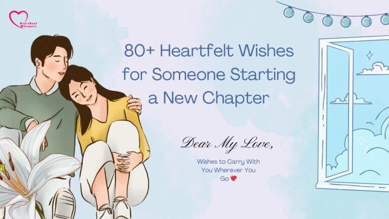 Heartfelt Wishes for Someone Starting a New Chapter