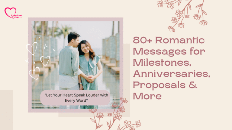 Romantic Messages for Milestones, Anniversaries, Proposals & More